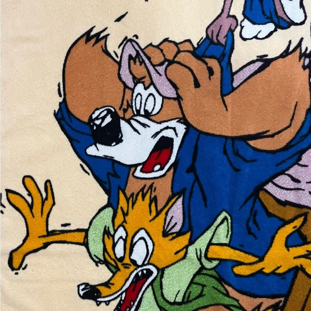Vintage Disney Splash Mountain Cotton Beach Towel